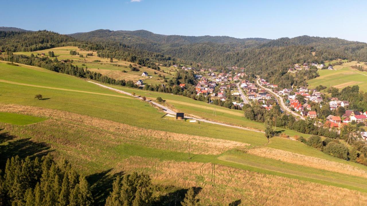 Przystan Nad Listepka Domek Nowoczesna Stodola Z Widokiem Na Tatry, Gorce I Pieniny Łopuszna Exterior foto